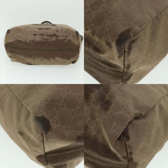 GUCCI GG Canvas Tote Bag Brown - Picture 10 of 12